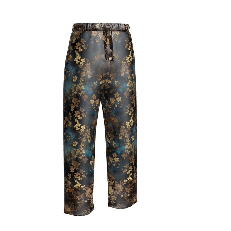 Lustrous Vines Womens Luxury Pyjama Trousers