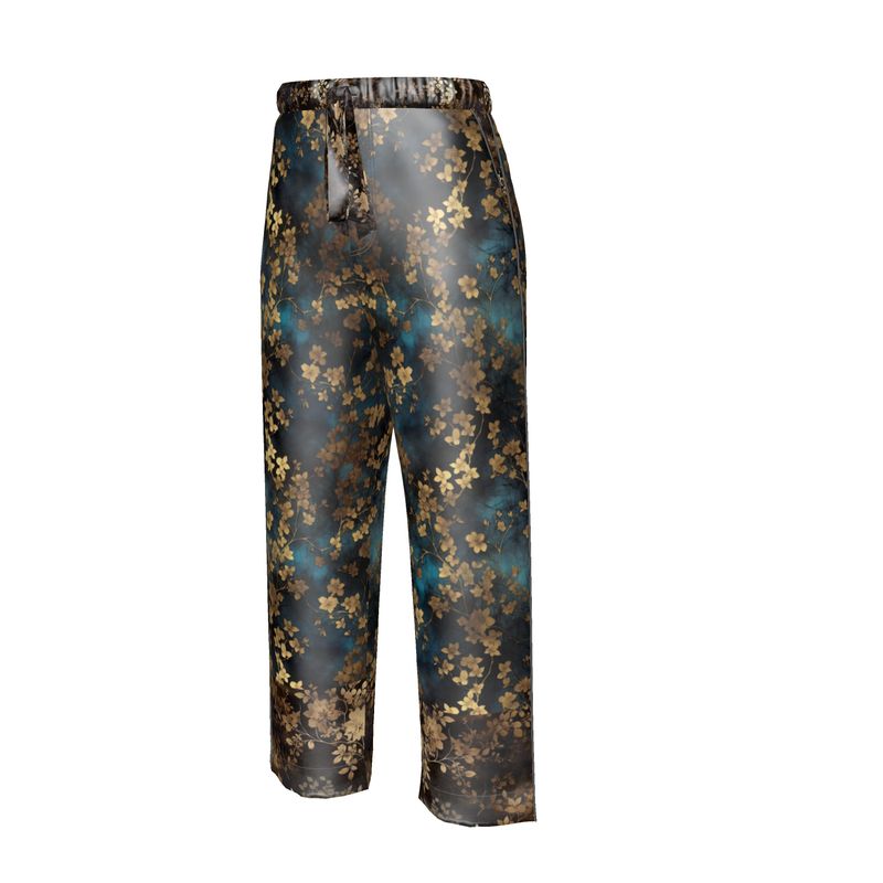 Lustrous Vines Womens Luxury Pyjama Trousers