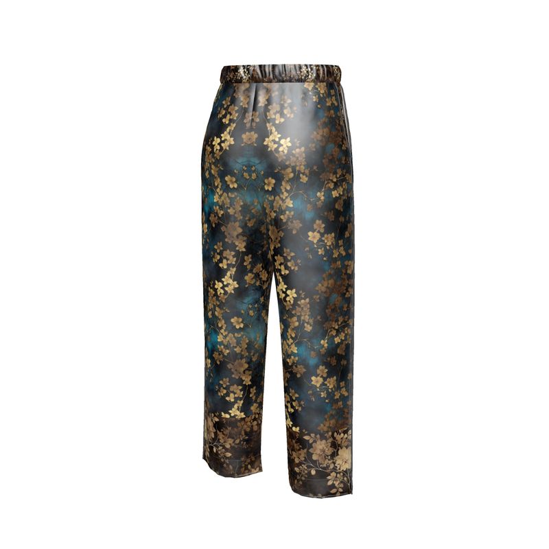 Lustrous Vines Womens Luxury Pyjama Trousers