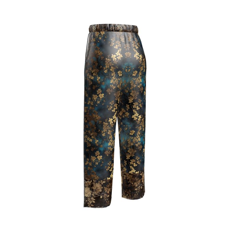 Lustrous Vines Womens Luxury Pyjama Trousers