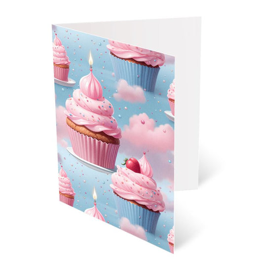 Birthday Cupcake Fantasy Occasion Card
