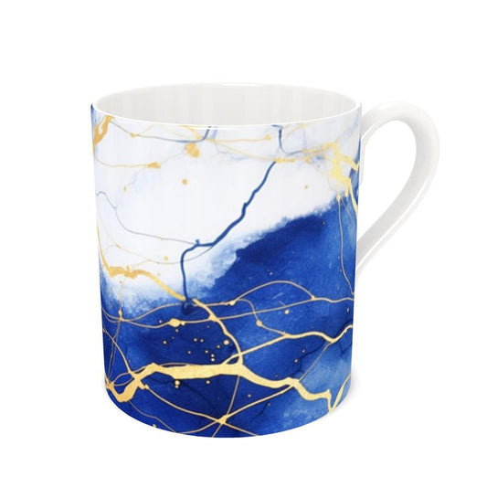 Lapis Lazuli Kintsugi Bone China Mug