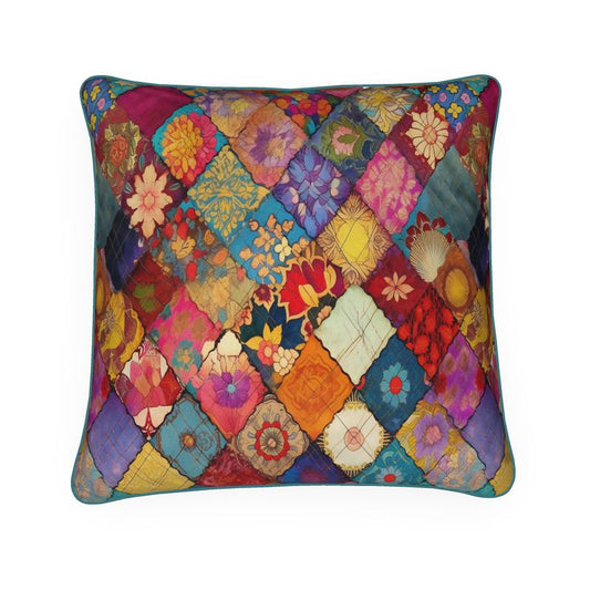 Boho Patchwork Print Cushions