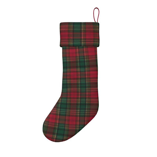 Classic Hearthside Tartan Christmas Stocking