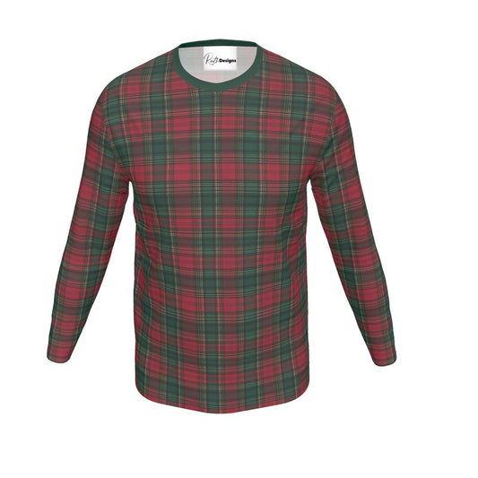 Highland Comfort Tartan Mens Long Sleeve Jersey T-Shirt