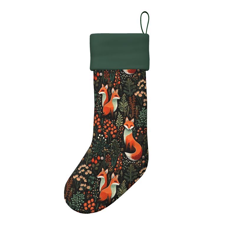 Winter Woodland Christmas Stocking