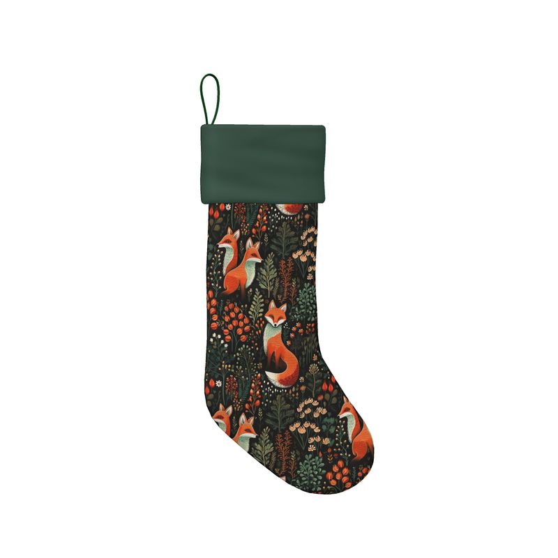 Winter Woodland Christmas Stocking