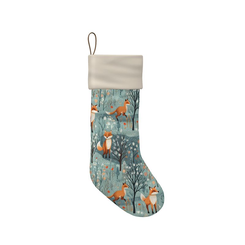 Frosty Foxes Christmas Stocking