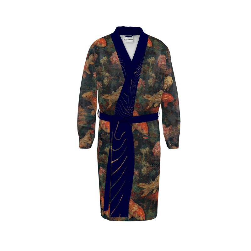 Koi Pond Impressionist Dressing Gown