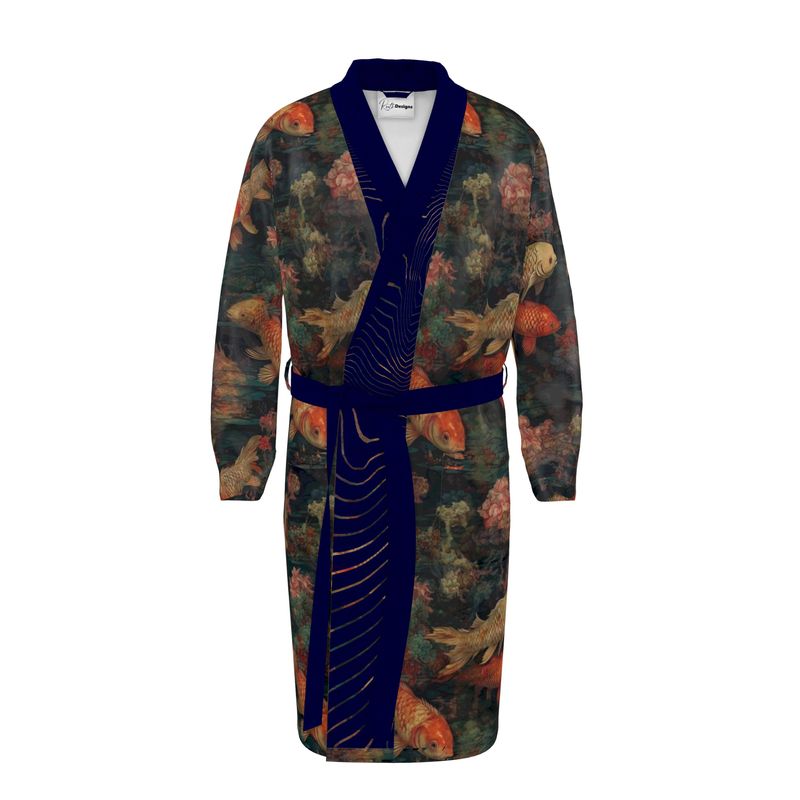 Koi Pond Impressionist Dressing Gown