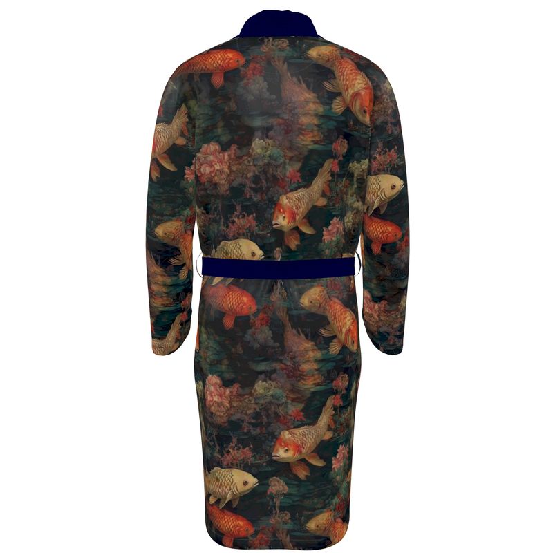 Koi Pond Impressionist Dressing Gown