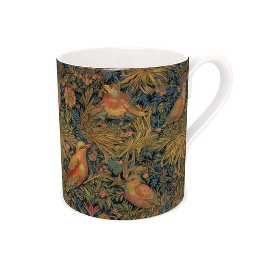 Tudor Birds Bone China Mug