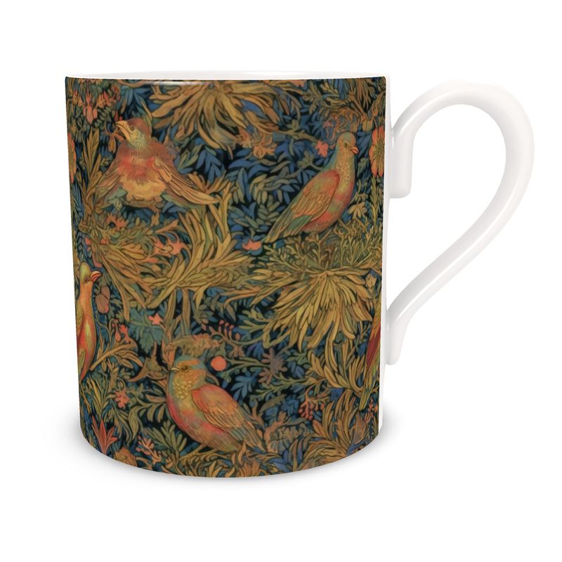 Tudor Birds Bone China Mug