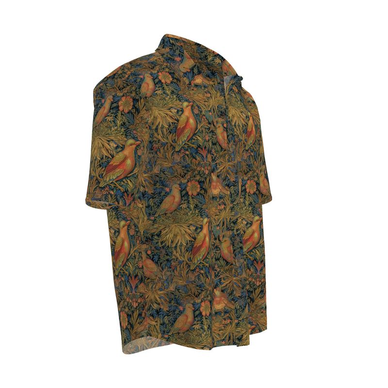 Tudor Birds Mens Short Sleeve Shirt