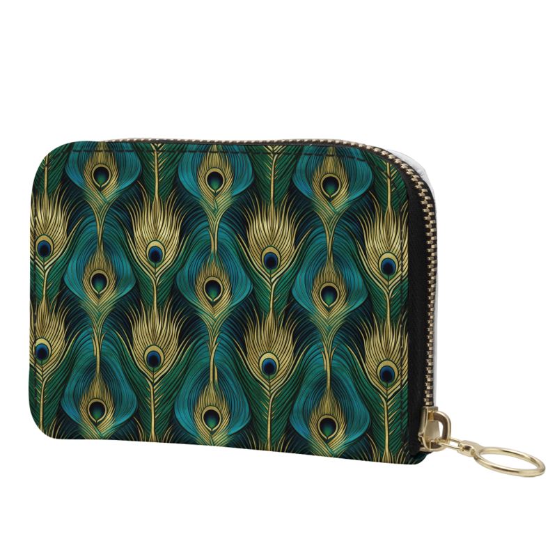 Deco Plume Rhapsody Small Leather Zip Purse