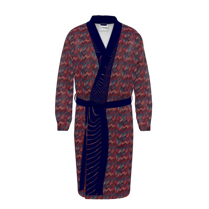 Chevron Weave Dressing Gown