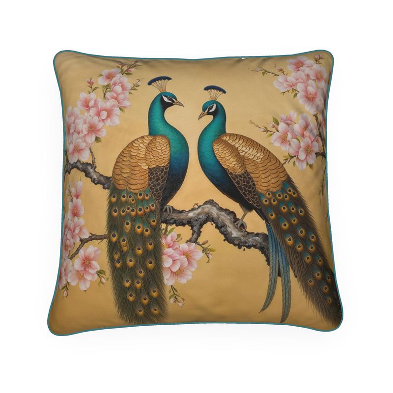 Imperial Peacock Cushions