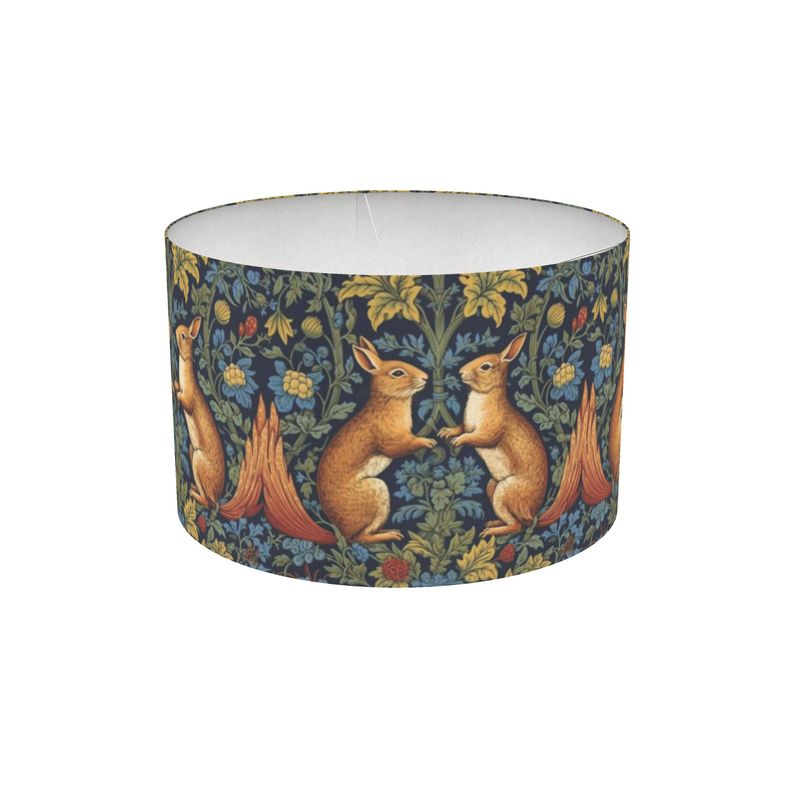 Woodland Whispers Drum Lamp Shade