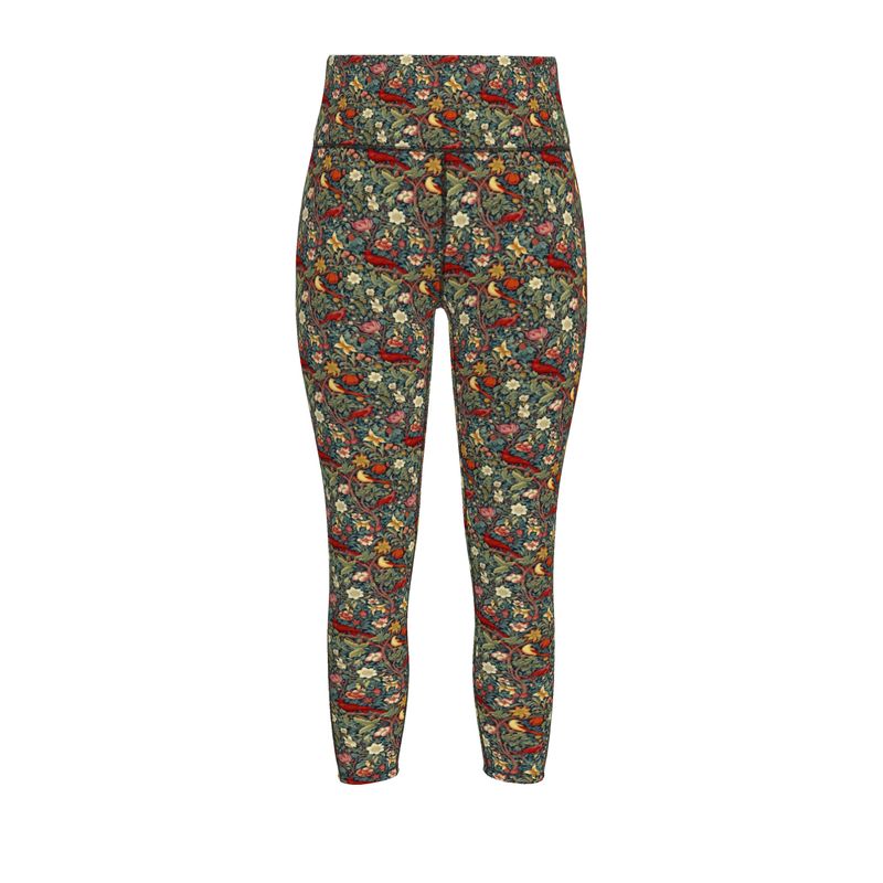 Blooming Birds Sports Leggings