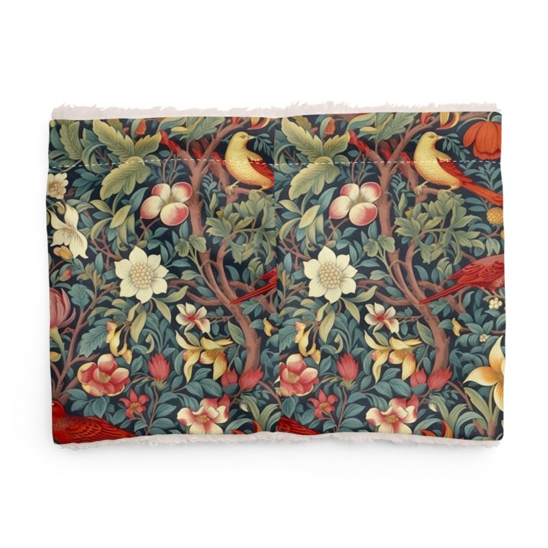 Blooming Birds Sherpa Snood