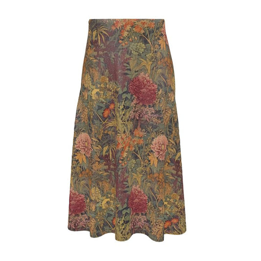 Autumnal Heirloom Midi Skirt
