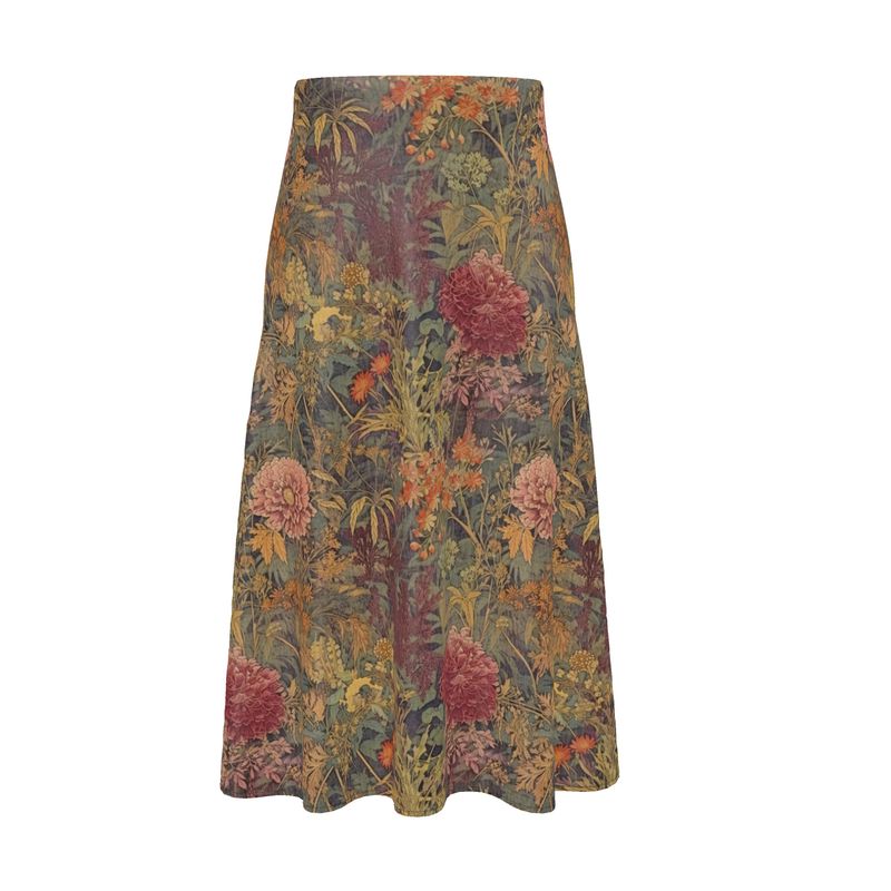 Autumnal Heirloom Midi Skirt