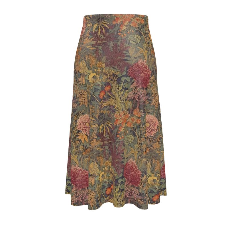 Autumnal Heirloom Midi Skirt