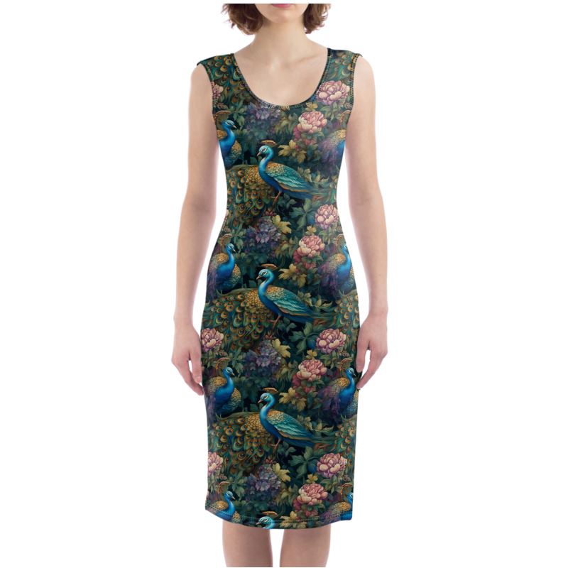 Twilight Peacocks Bodycon Dress