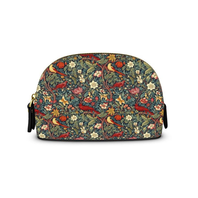 Blooming Birds Premium Nappa Make Up Bag