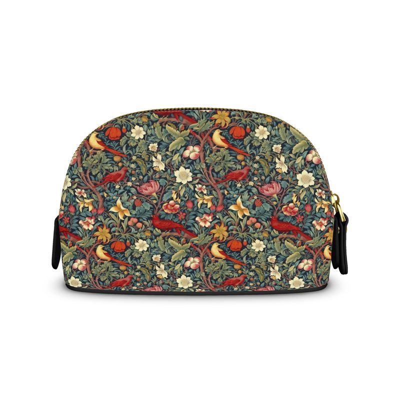 Blooming Birds Premium Nappa Make Up Bag