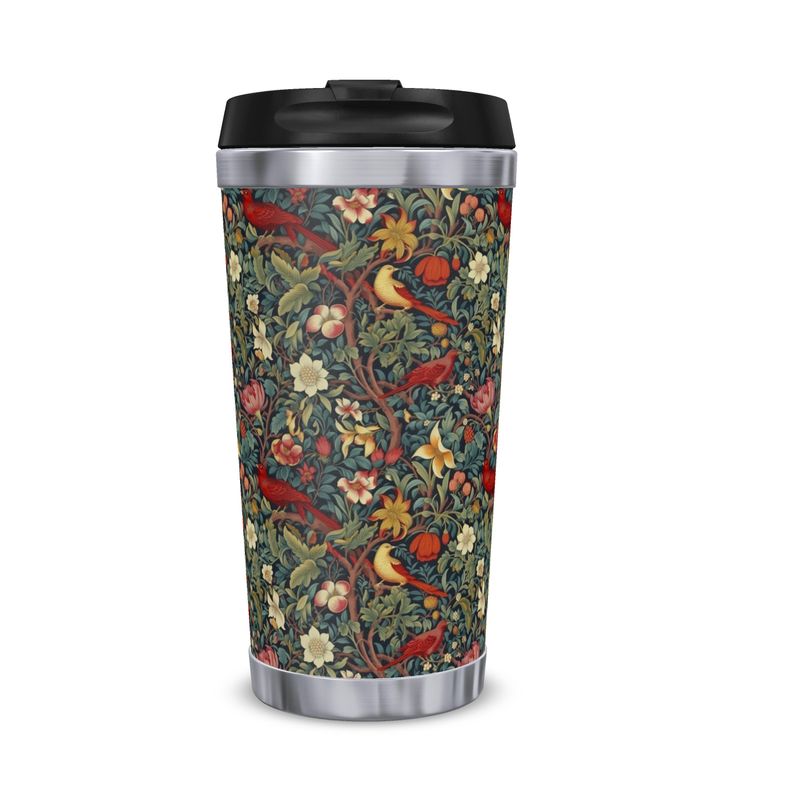 Blooming Birds Travel Mug