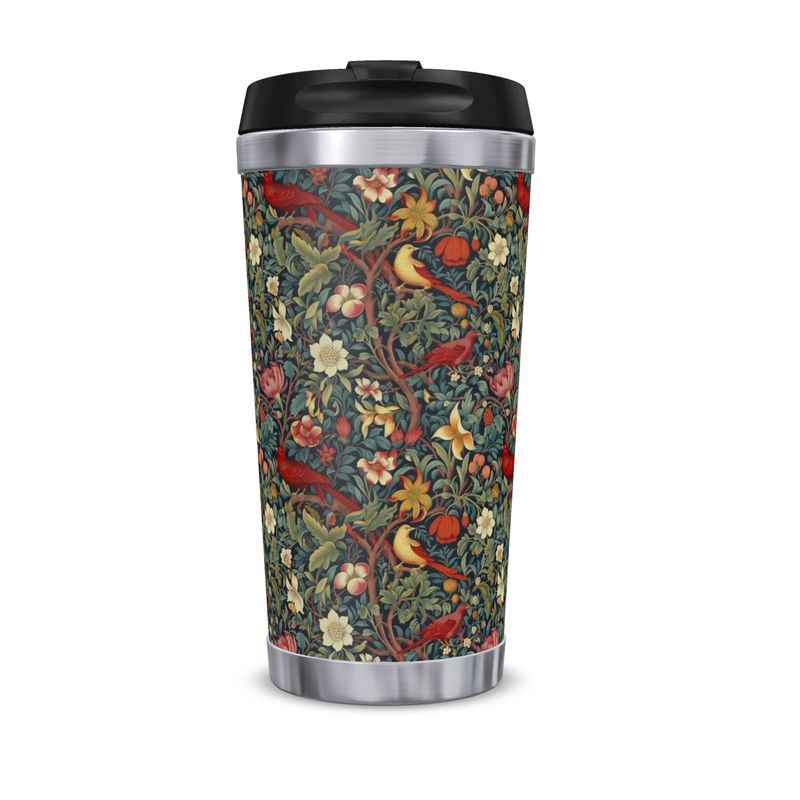 Blooming Birds Travel Mug