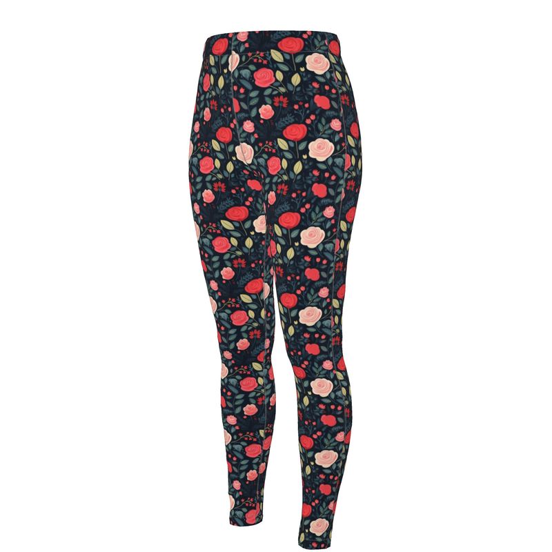 Evening Rose High Waisted Leggings