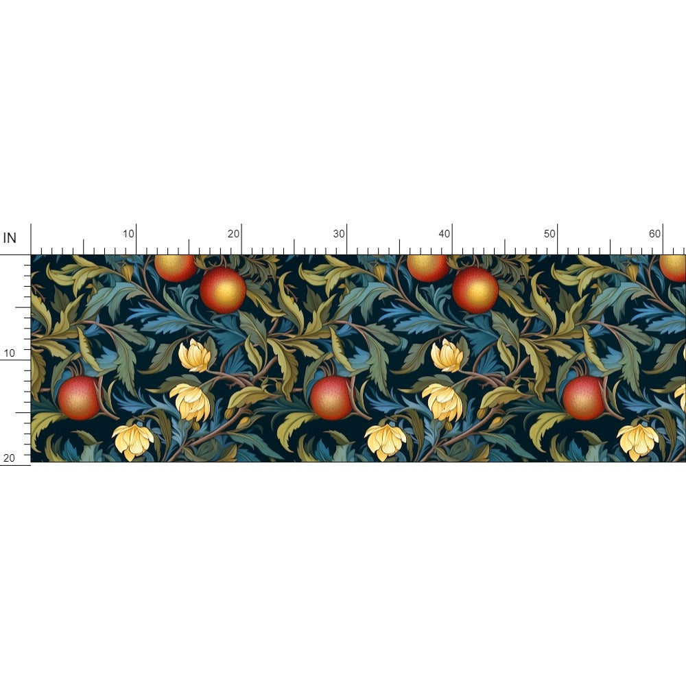 Orange Grove Repeat Pattern Fabric